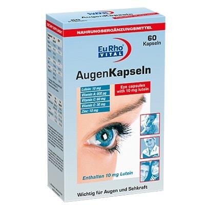 کپسول چشم اوژن یوروویتال 60 عددی
