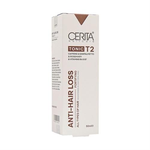 هیرتونیک گیاهی T2 سریتا مناسب انواع مو 60 میلی لیتر