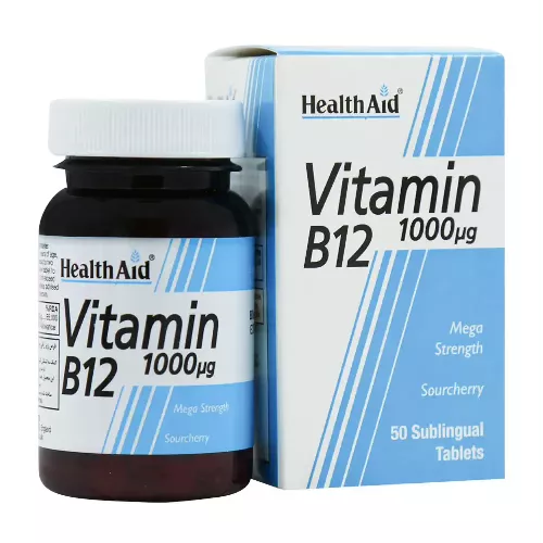 قرص ویتامین ب 1000,12 میلی گرمی هلث اید 50 عددی