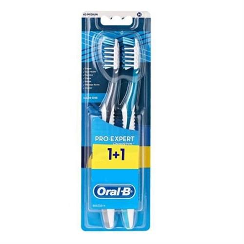 پک دوتایی مسواک متوسط پرو اکسپرت ال این وان اورال بی