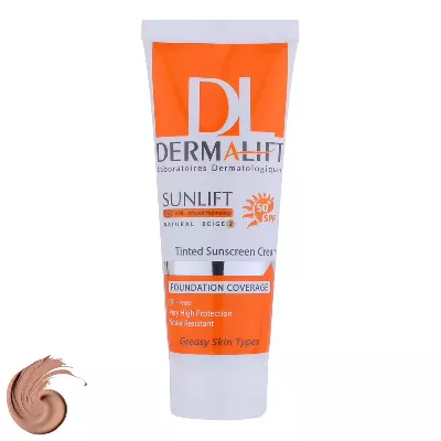 کرم ضد آفتاب SPF50 مناسب پوست چرب درمالیفت 40 میلی لیتر