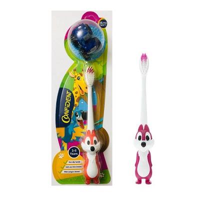 مسواک کودک مدل سنجاب خوشحال کانفیدنت بسیار نرم