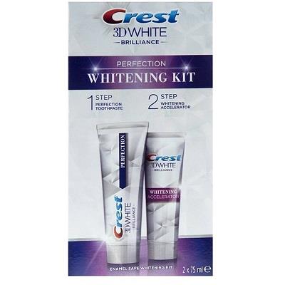 خمیر دندان سفید کننده و مکمل تثبیت کننده دوقلو کرست ۷۵ میلی لیتر