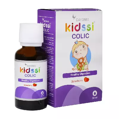 قطره کیدزی کولیک دایونیکس با طعم توت فرنگی 30 میلی لیتر