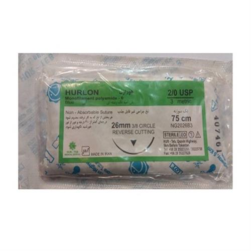 نخ بخیه نایلونی 2/0 هور طب