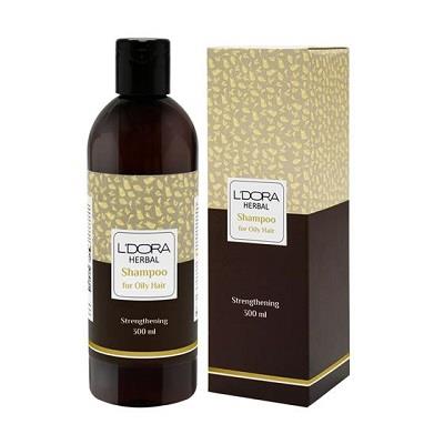 شامپو گیاهی مناسب موی چرب لدورا هربال 300 میلی لیتر