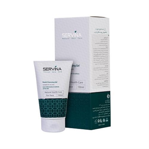 ژل شستشو صورت سروینا منایب پوست های چرب 150 میلی لیتر