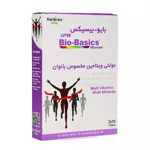 قرص مولتی ویتامین مخصوص بانوان بایوبیسیکس نیچرز اونلی 30 عددی