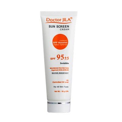 کرم ضد آفتاب SPF95 دکتر ژیلا مناسب انواع پوست 50 گرم