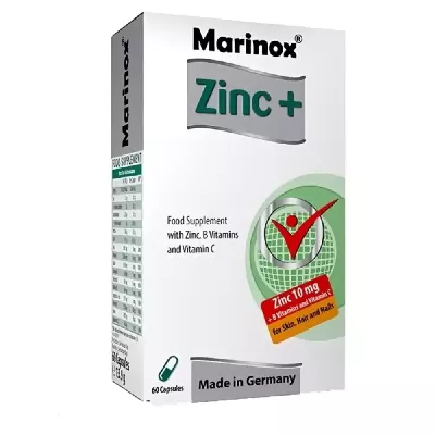 کپسول زینک پلاس مارینوکس 60 عددی