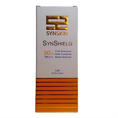 فلوئید ضدآفتاب ساین شیلد رنگی SPF30 ساین اسکین مناسب انواع پوست 40 گرم