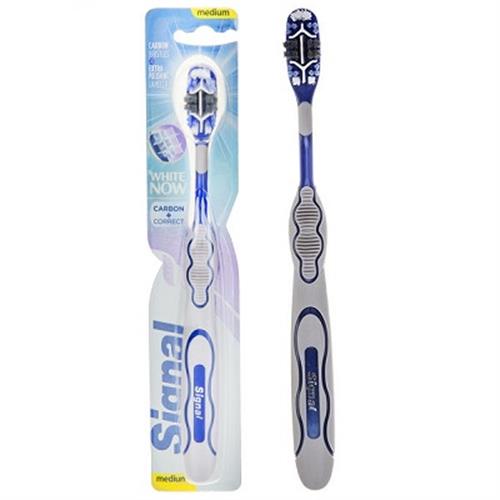 مسواک متوسط کاربن اند کارکت سیگنال صورتی کم رنگ