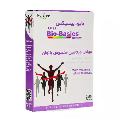 قرص مولتی ویتامین مخصوص بانوان بایوبیسیکس نیچرز اونلی 30 عددی