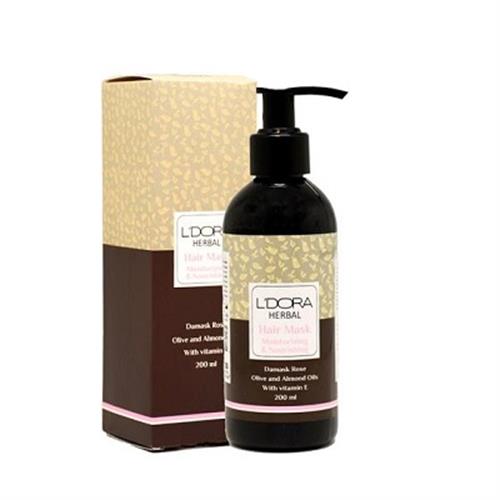 ماسک گیاهی نرم‌کننده و تقویت‌کننده موی سر لدورا هربال 200 میلی لیتر