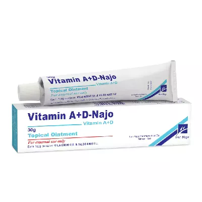پماد موضعی ویتامین آ+د ایران ناژو 30 گرم