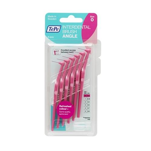 مسواک بین دندانی دسته دار سایز 0 تپه 6 عددی