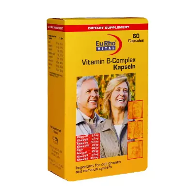 کپسول ویتامین ب کمپلکس یوروویتال 60 عددی