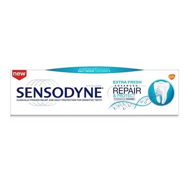 خمیر دندان ترمیم کننده و محافظ لثه اکسترا فرش سنسوداین 100 گرم