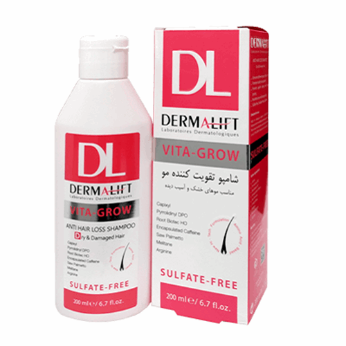 شامپو تقویت کننده ویتاگرو درمالیفت مناسب موهای خشک و آسیب دیده 200 میلی لیتر