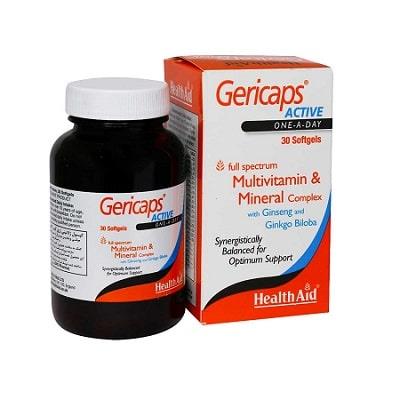 کپسول ژلاتینی ژری کپس اکتیو هلث اید 30 عددی