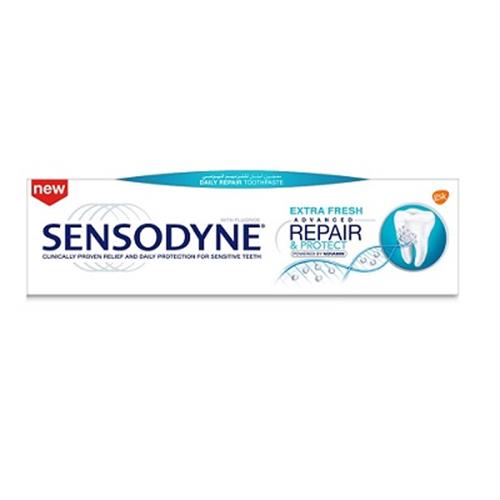 خمیر دندان ترمیم کننده و محافظ لثه اکسترا فرش سنسوداین 100 گرم