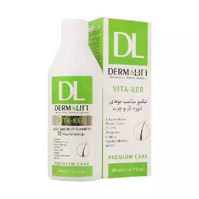 شامپو ضدشوره ویتاکر درمالیفت مناسب موهای چرب 200 میلی لیتر