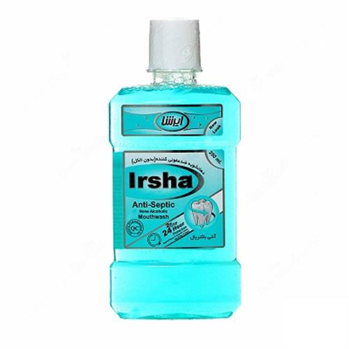 دهانشویه ضدعفونی کننده بدون الکل ایرشا 250 میلی لیتر