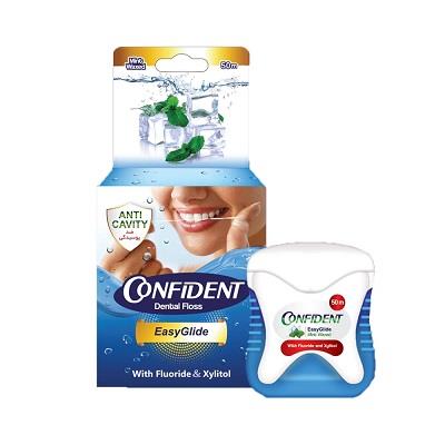 نخ دندان مدل ایزی گلاید کانفیدنت 50 متر