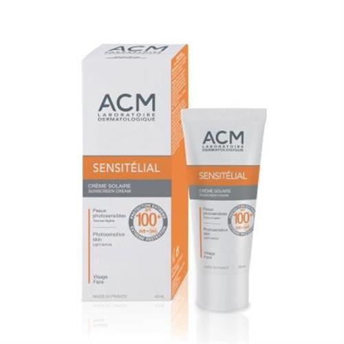 کرم ضد آفتاب بی رنگ سن سی تلیال SPF 100 ای سی ام مناسب پوست های معمولی و خشک 40 میلی لیت