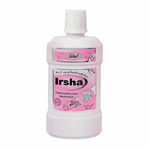 دهانشویه کلرهگزیدین 0.2% ایرشا 250 میلی لیتر