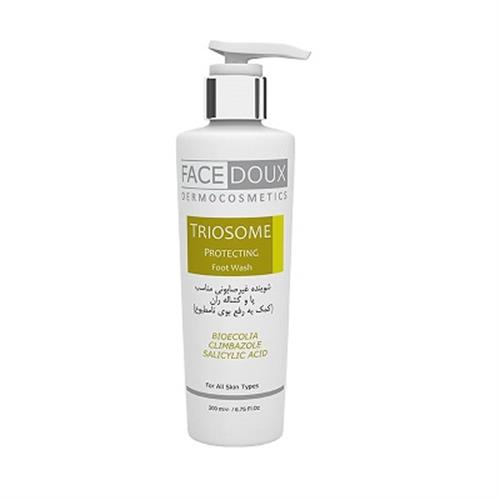 شوینده غیر صابونی پا تریوزوم فیس دوکس مناسب انواع پوست 200 میلی لیتر