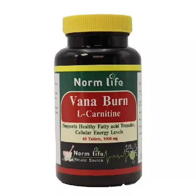 قرص ال کارنیتین 1000 میلی گرم وانا برن نورم لایف 60 عددی