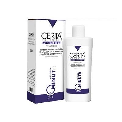 شامپو ضد ریزش مینوتا سریتا مناسب موهای خشک 200 میلی لیتر