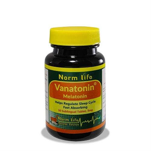 قرص زیر زبانی واناتونین ملاتونین نورم لایف 30 عددی
