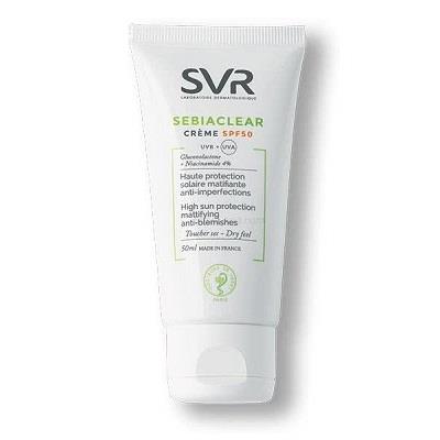 کرم ضدآفتاب فاقد چربی سِبیاکلییِر SPF50 اس وی ار مناسب پوست چرب و دارای آکنه 50 میلی لیتر