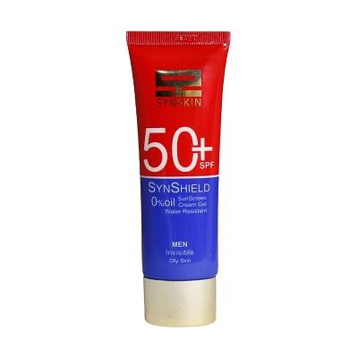 کرم ژل ضد آفتاب ساین شیلد آقایان SPF50 ساین اسکین مناسب پوست چرب