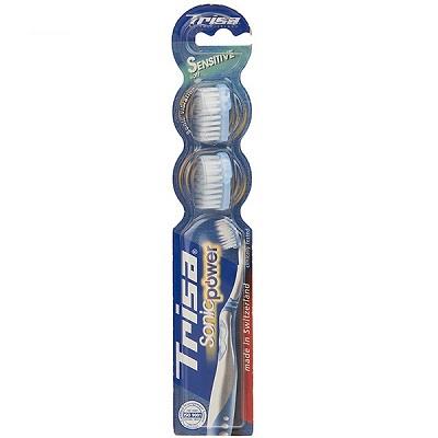 سری نرم مسواک برقی سونیک پاور تریزا مناسب دندان های حساس 2 عددی