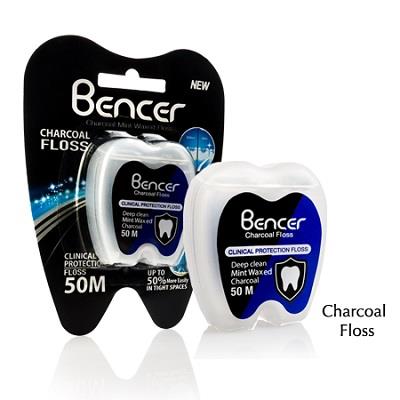 نخ دندان زغالی بنسر 50 متر