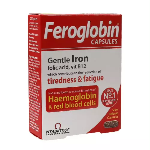 کپسول فروگلوبین ب 12 ویتابیوتیکس 30 عددی