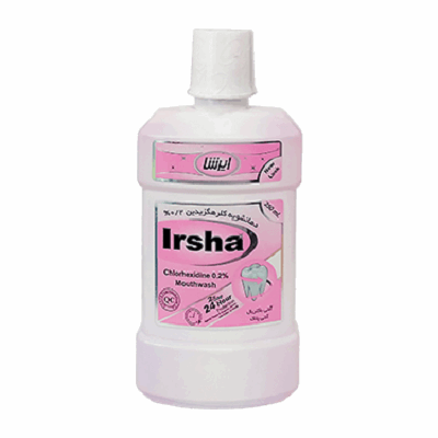 دهانشویه ضدعفونی کننده کلرهگزیدین 0.2% ایرشا 250 میلی لیتر