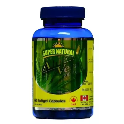 کپسول آلوئه ورا 300 میلی گرم سوپر نچرال 60 عددی