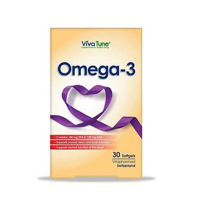 کپسول نرم 1000 میلی گرم امگا 3 ویواتیون 30 عددی