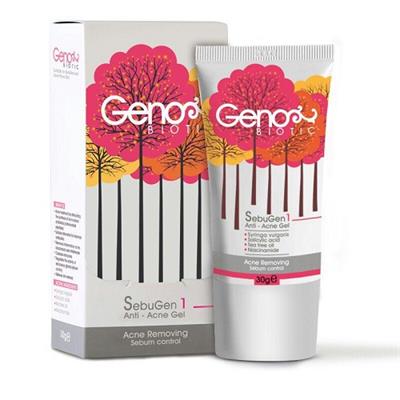 ژل ضد آکنه ژنوبایوتیک مناسب پوست های آکنه دار 30 گرم