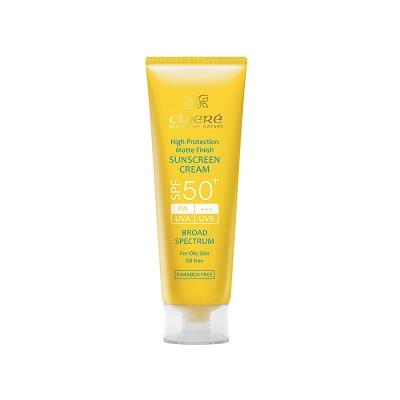 کرم ضد آفتاب SPF50 سینره مناسب پوست چرب 50 میلی لیتر