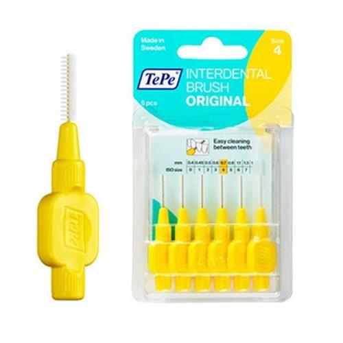 مسواک بین دندانی اورجینال سایز 4 تپه 6 عددی