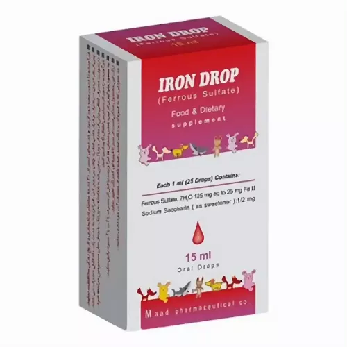 قطره آهن این فر ماد فارما با طعم توت فرنگی 15 میلی لیتر