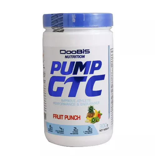 پودر پمپ جی تی سی چندمیوه دوبیس 300 گرم