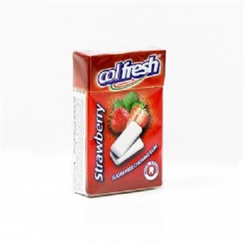 آدامس بدون قند حاوی شیرین کننده کلفرش با طعم توت فرنگی