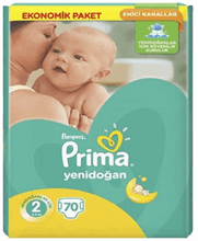 پوشک بچه سایز 2 پریما پمپرز 70 عددی