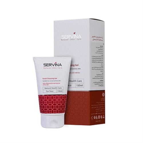 ژل شستشو صورت سروینا مناسب پوست های خشک و معمولی 150 میلی لیتر